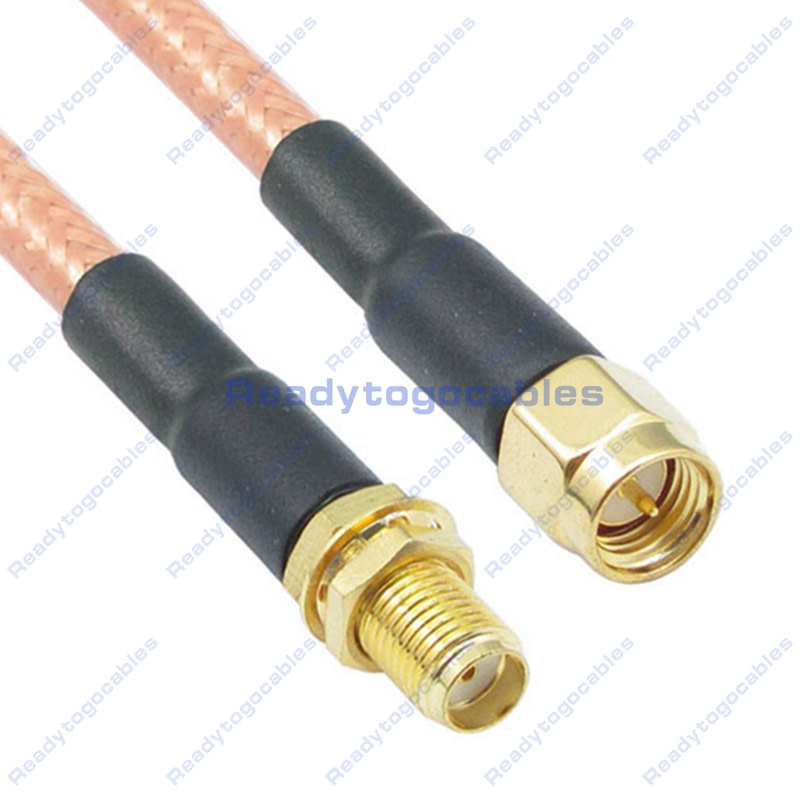 sma female to sma male rg142 cable