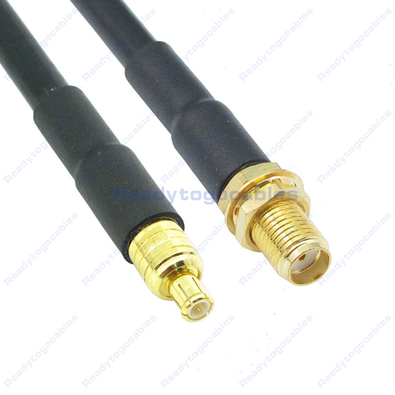 USA-CA RG174 MCX MALE to MCX FEMALE Coaxial RF Pigtail Cable